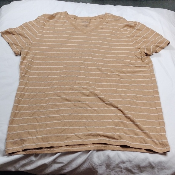 Goodfellow & co mens v neck short sleeved shirt size large - Picture 1 of 7